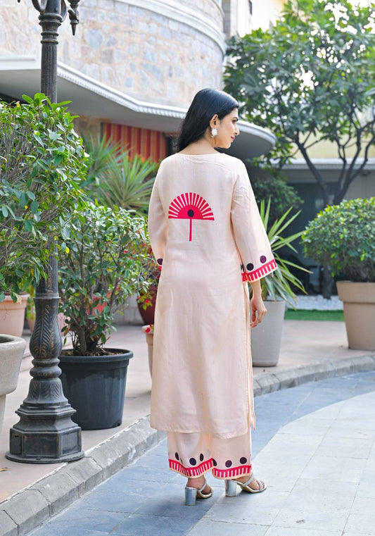 🧵 Elegant Handblock Print Cotton Suit Set 🧵